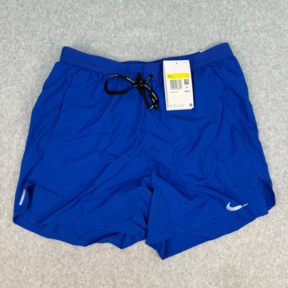 Nike Mens Challenger 5 Inch Running Shorts Blue CJ5453-480 Small NWT